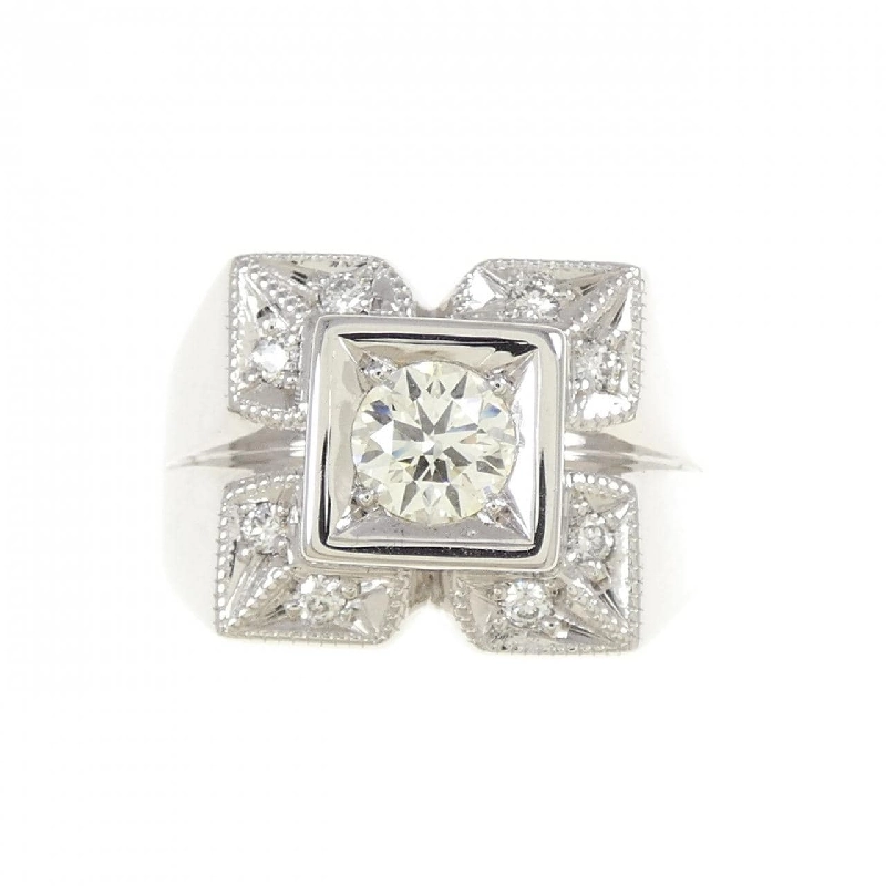 Nhẫn kim cương K18WG 0.562CT - Hàng hiệu Authentic 848442