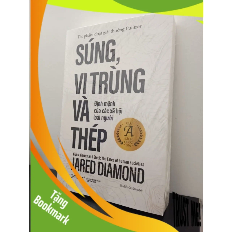 (TẶNG BOOKMARK) Súng, Vi Trùng Và Thép (Tái bản) - Jared Diamond New 100% RBK.ASB1003 952164