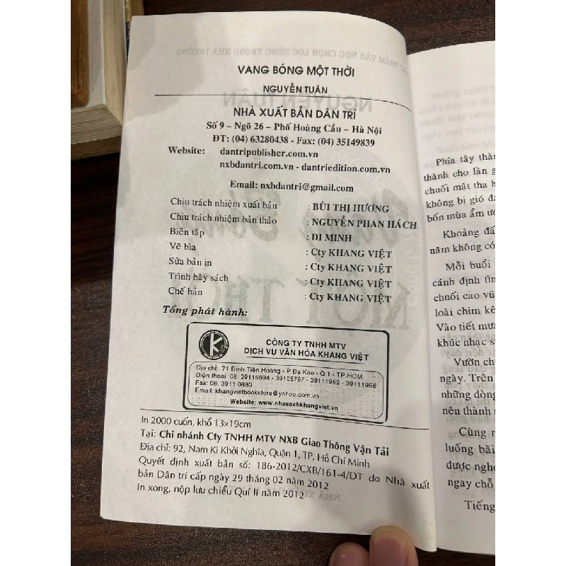 Vang Bóng Một Thời - Nguyễn Tuân 930917
