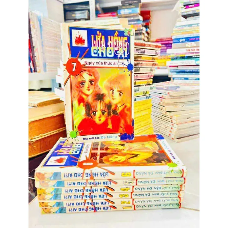 Trọn bộ 7 tập truyện tranh lửa hồng cho ai ⭐ 706467