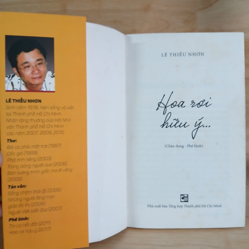 Hoa Rơi Hữu Ý...(Chân Dung - Phê Bình) - Lê Thiếu Nhơn 474925