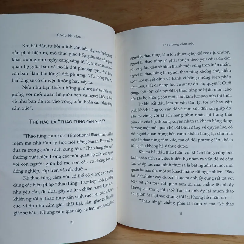 Thao Túng Cảm Xúc (Làm Sao Thoát Khỏi Chiếc Bẫy Vô Hình) - Chou Mu-Tzu 688602