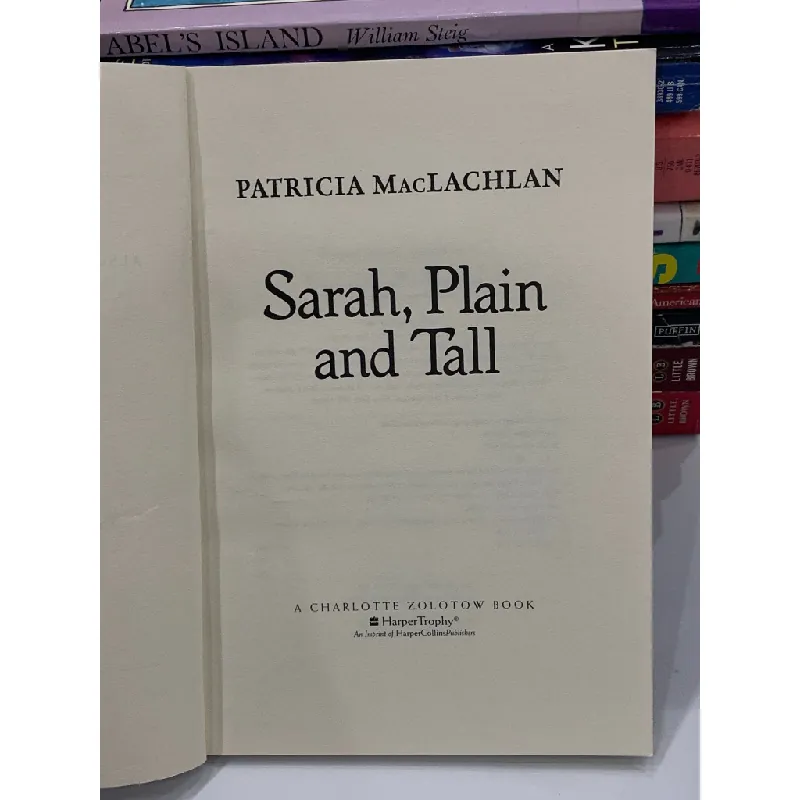 Sarah, Plain and Tall – Patricia MacLachlan 559609