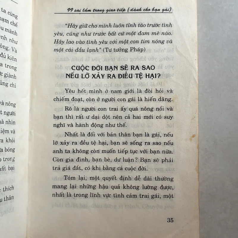 99 điều sai lầm trong giao tiếp dành cho bạn gái 783537
