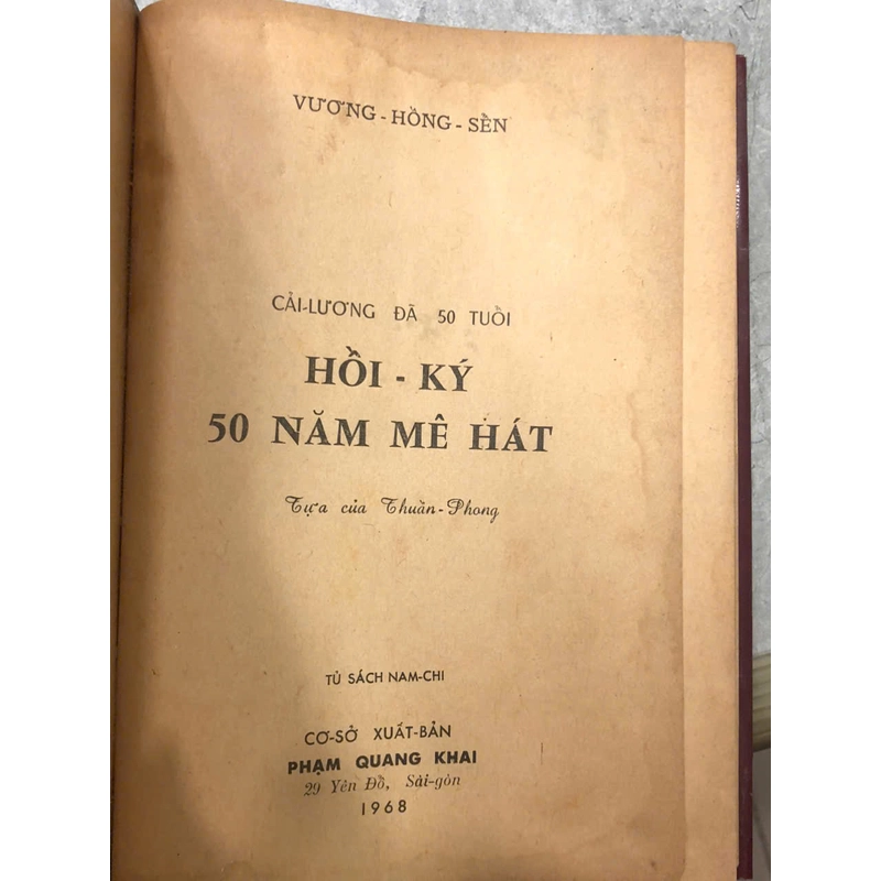 HỒI KÝ 50 NĂM MÊ HÁT - VƯƠNG HỒNG SỂN 474802