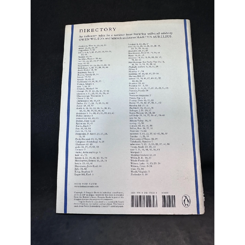 The happy reader Owen Wilson New 70% SBM1404 343004