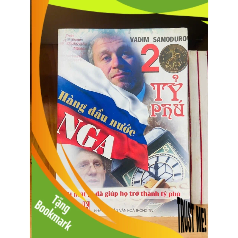 (TẶNG BOOKMARK) 20 Tỷ phú hàng đầu nước Nga / Vadim Samodurov DANH NHÂN RBK1301 938193
