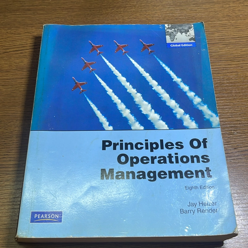 Principles of operations management Jay Heizer and Barry Render 508305