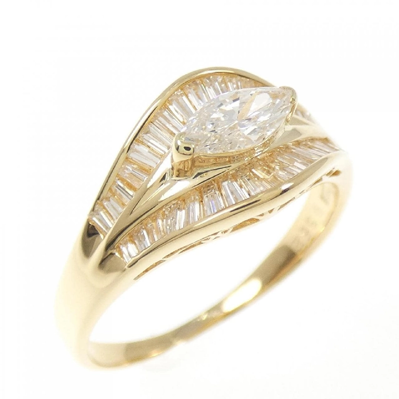 Nhẫn kim cương K18YG 0.352CT - Hàng hiệu Authentic 850581