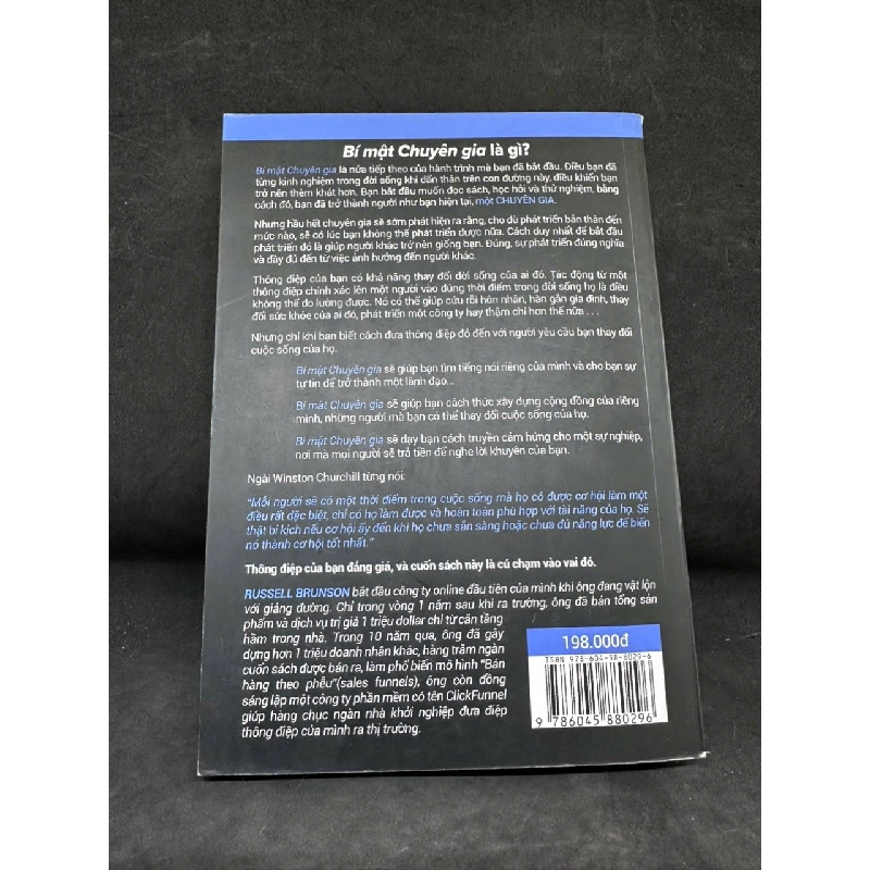 [Phiên Chợ Sách Cũ] Bí Mật Chuyên Gia - Russell Brunson H0606, 2018 SBM 525753