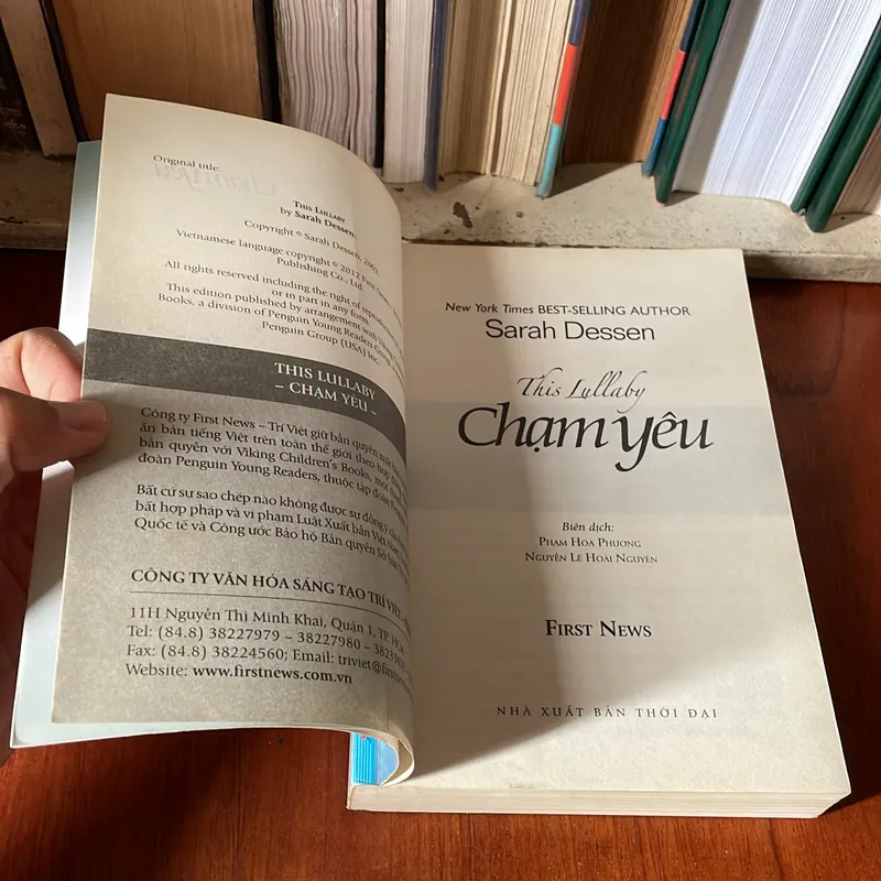 II Tiểu Thuyết: Chạm Yêu - SARAH DESSEN - 2012 575157