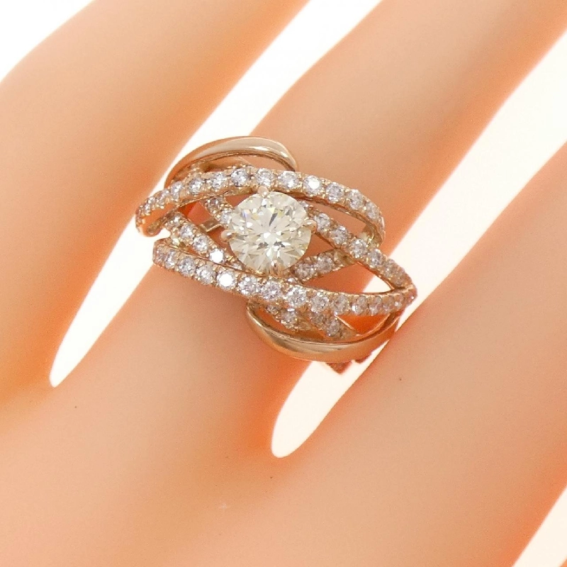 Nhẫn kim cương K18PG 0.582CT 668814