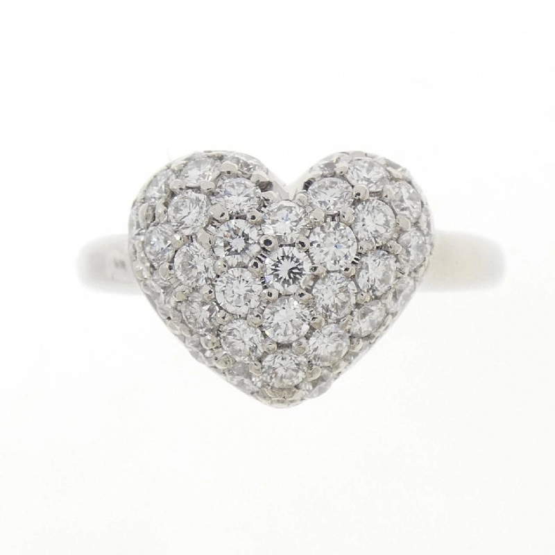 Nhẫn kim cương hình trái tim PT900 Pavé 0.94CT - Hàng hiệu Authentic 849074