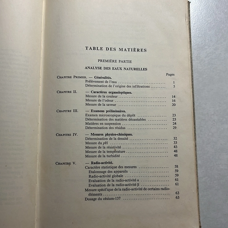 L'ANALYSE CHIMIQUE ET PHYSICO-CHIMIQUE DE L'EAU — J.Rodier — 1966s 496703