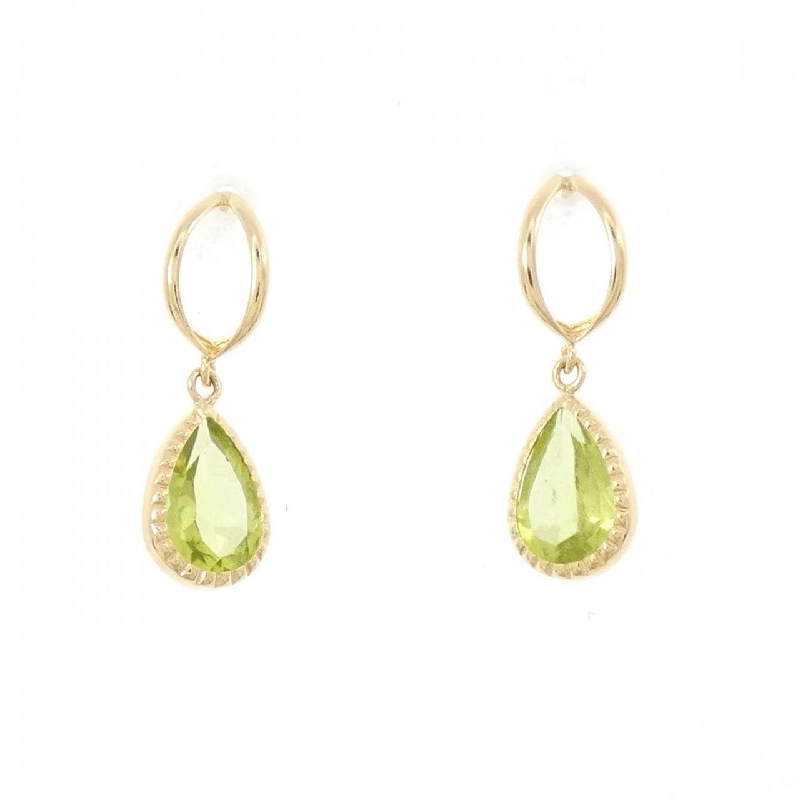K18YG Peridot Bông tai - Hàng hiệu Chính hãng 871663