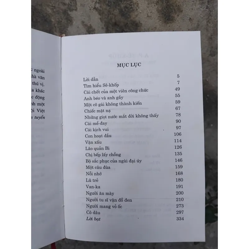 Truyện ngắn Sê khốp ( Tsekhov )  1025107