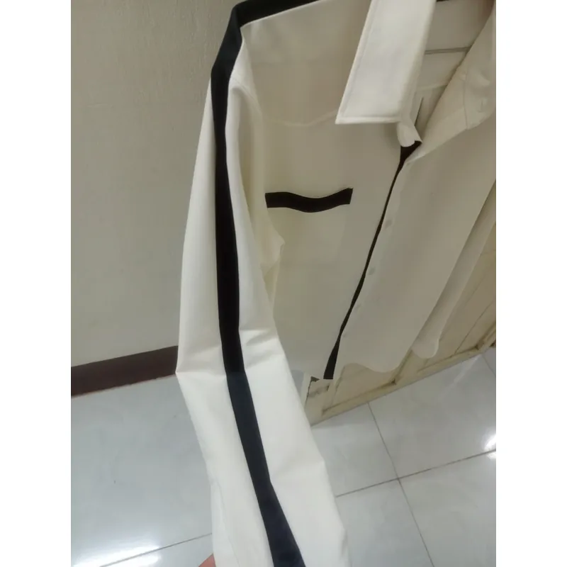 Áo sơ mi rập khuôn vải cotton form đứng  719355