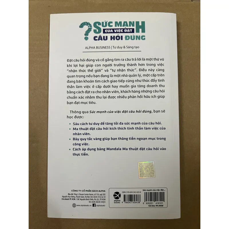 Sức mạnh của việc đặt câu hỏi đúng 1008371