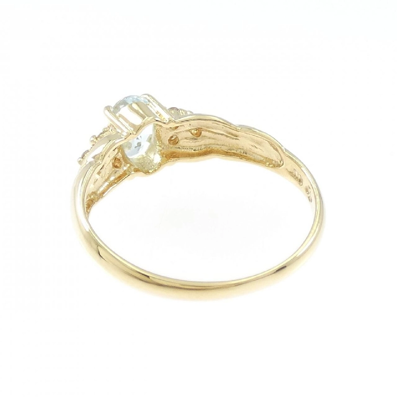 Nhẫn Blue Topaz K18YG - Hàng hiệu Chính hãng 853556