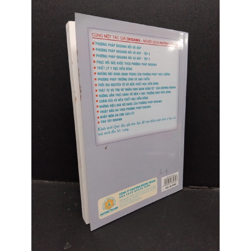 Phương pháp Ohsawa hỏi và đáp (tập 1) mới 80% ố nhẹ 2016 HCM1209 Huỳnh Văn Ba SỨC KHỎE - THỂ THAO 925120