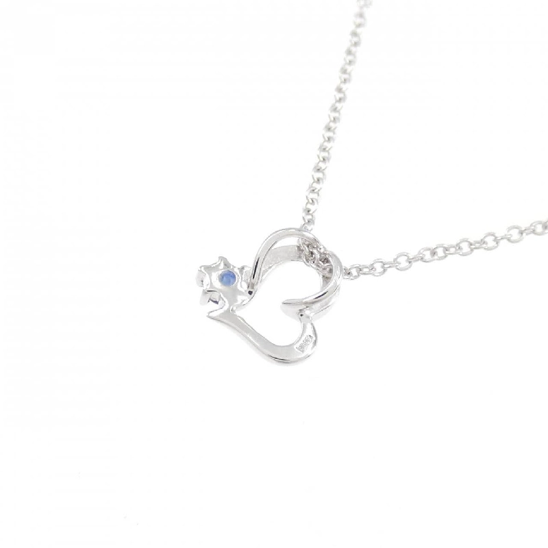 K10WG Dây chuyền hình trái tim Sapphire - Hàng hiệu Chính hãng 861262