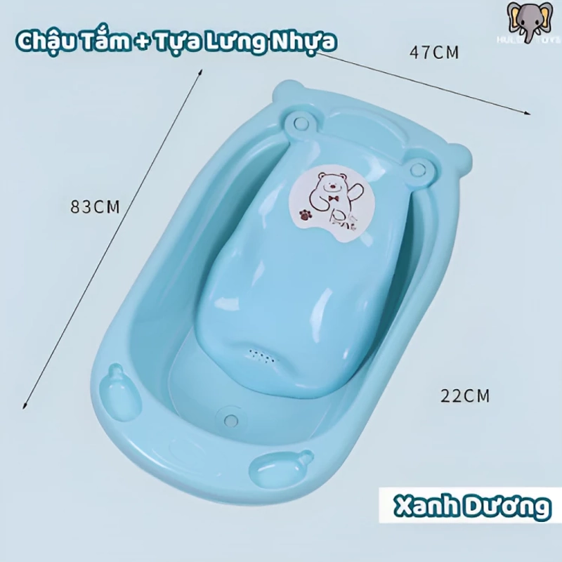 Chậu Tắm Cao Cấp Cho Bé Có Van Thoát Nước, Thau Tắm Cho Bé Sơ Sinh 548352