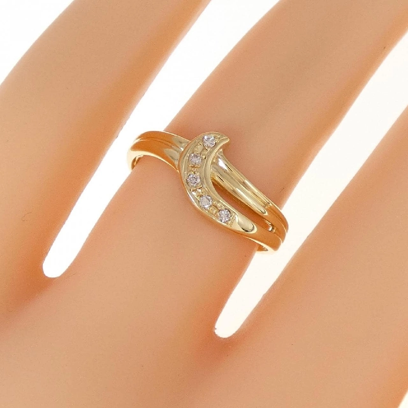 Nhẫn kim cương K18YG 0.03CT - Hàng hiệu Chính hãng 855378