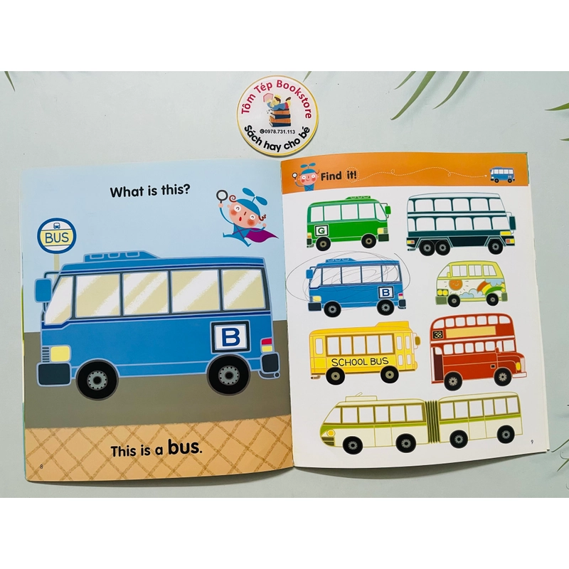 Set sách tranh ít chữ cho bé làm quen tiếng Anh 552692