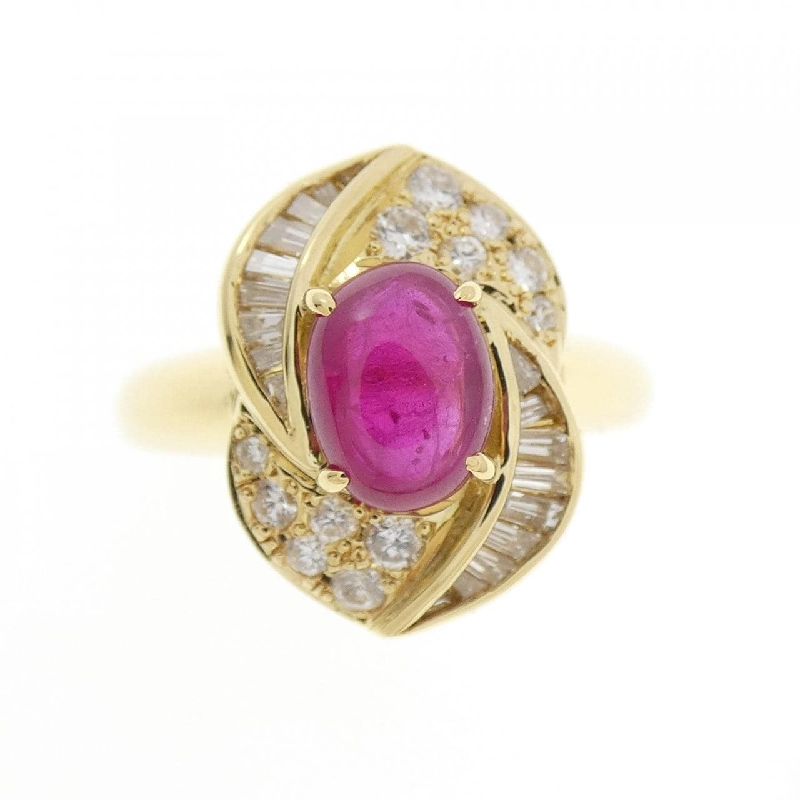 Nhẫn Ruby K18YG 1.069CT - Hàng hiệu Chính hãng 850872