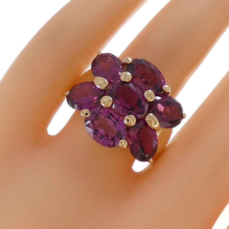 K18YG Garnet Ring - Hàng hiệu Authentic 847456