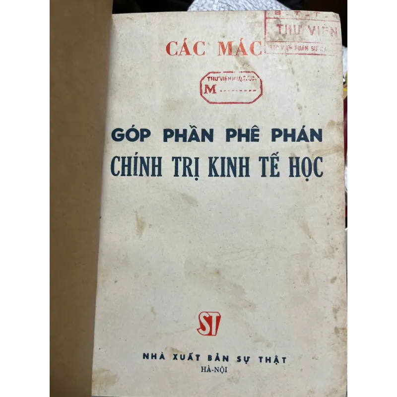 Góp phần phê phán chính trị kinh tế học - Các Mác - Chính trị / Kinh tế học 1023878