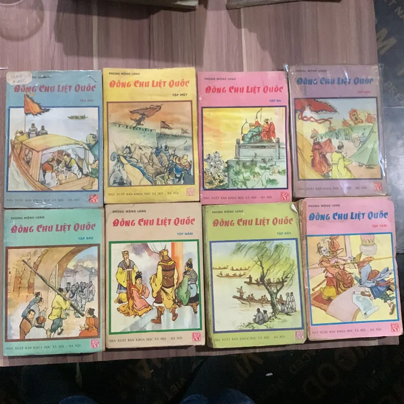 Đông chu liệt quốc, trọn bộ 8 tập, Nguyễn Đỗ Mục dịch, in năm 1988, nhiều minh hoạ 674738