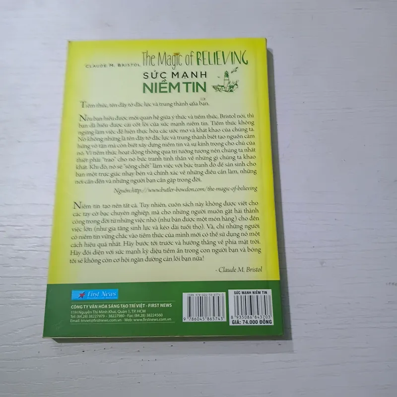 Sức mạnh của niềm tin - Tác giả: Claude M. Bristol 726639