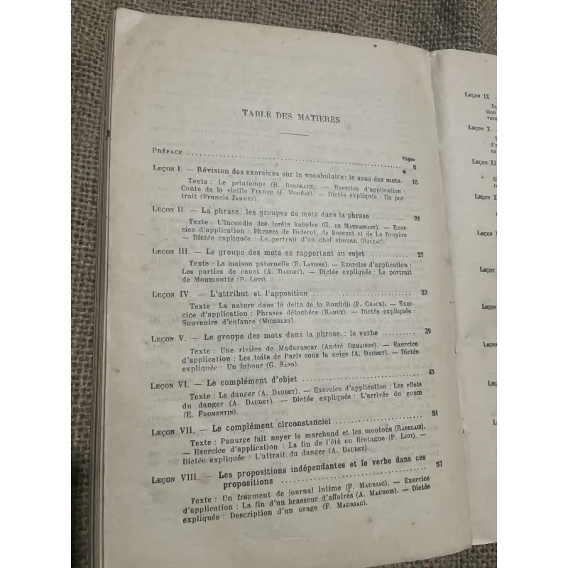 JOSEPH DEDIEU - Docteur ès Lettres LA CLASSE DE FRANÇAIS 747328