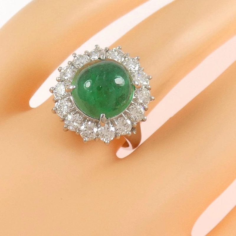 Nhẫn Emerald PT900 3.87CT - Hàng hiệu Chính hãng 854264