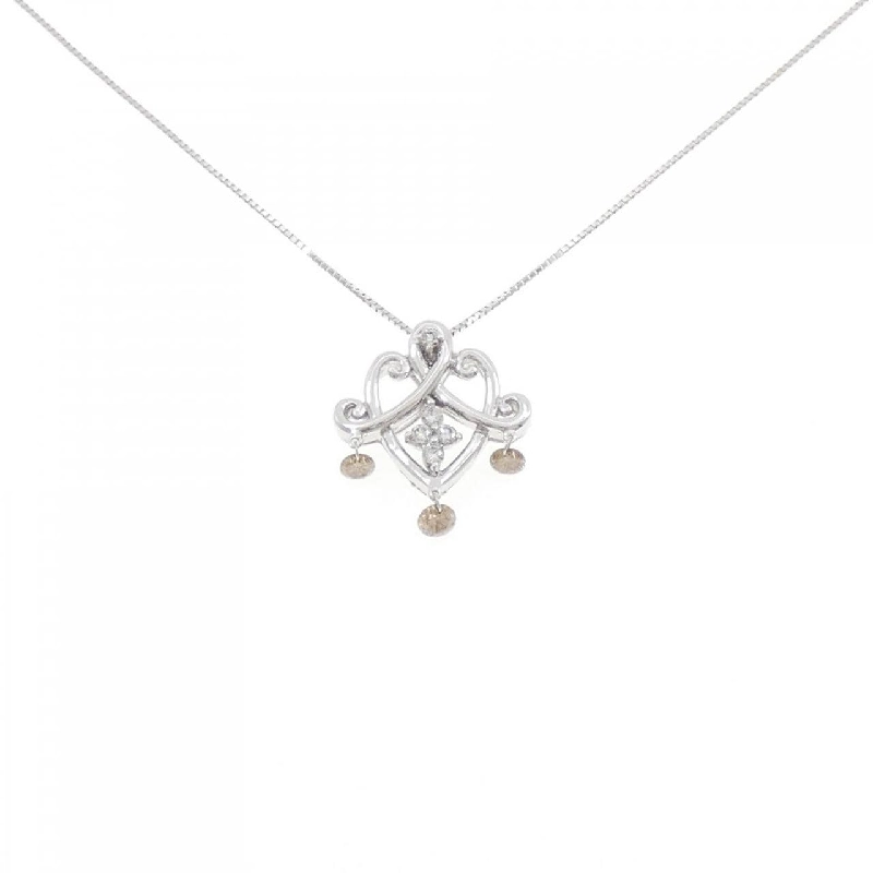 Dây chuyền kim cương K18WG 0.32CT - Hàng hiệu Chính hãng 859761