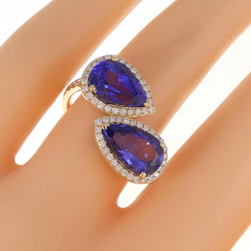 【Sản phẩm mới】Nhẫn Tanzanite K18YG 4.24CT 673232