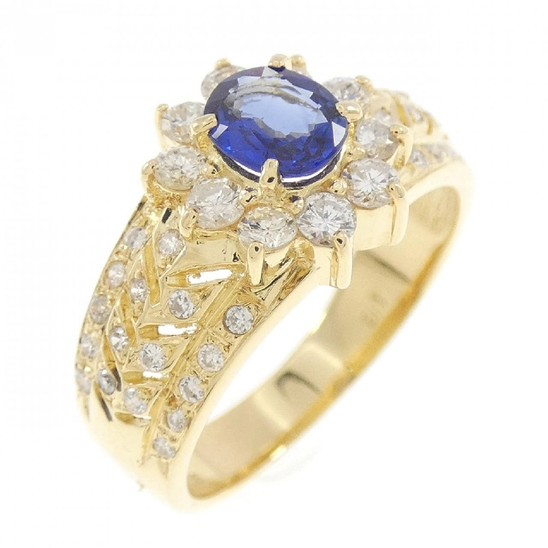 Nhẫn Sapphire K18YG 0.43CT 667313