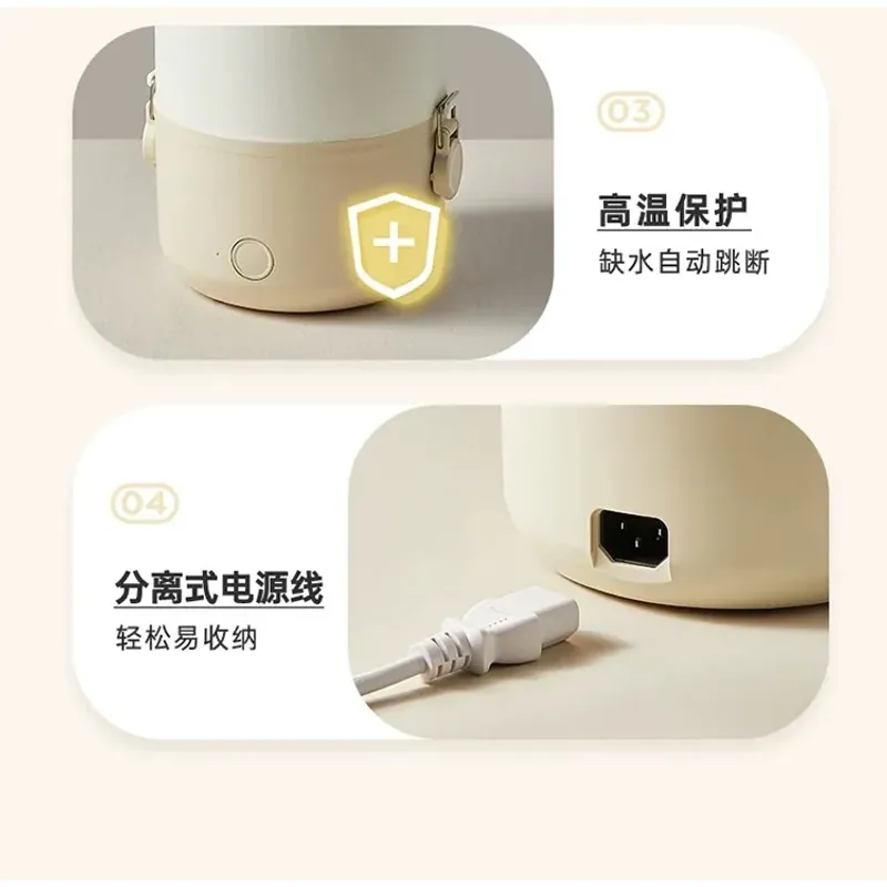 Hộp cơm điện giữ nhiệt Little Bear k thể thiếu đối với những người bận rộn, cho phép 740167