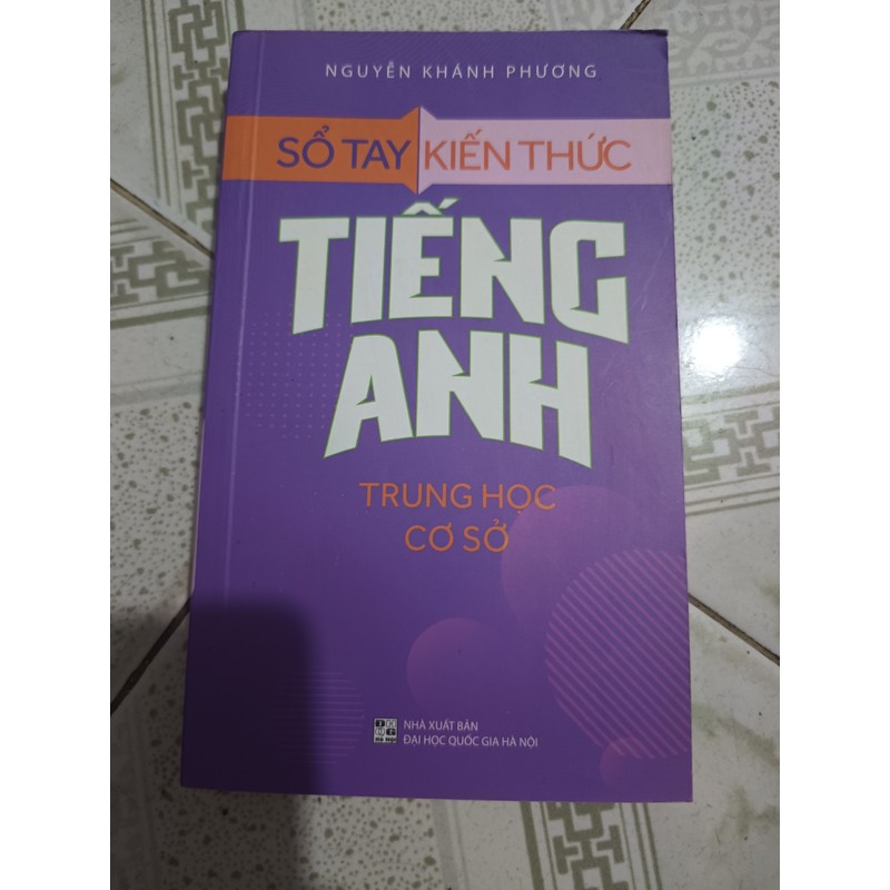 Combo 2q Sổ tay Tiếng Anh THCS và Sổ tay Tiếng Anh THPT, còn tốt 179934