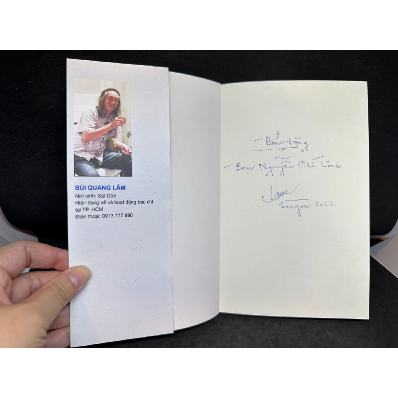 Sài Gòn Mưa Nắng, Bùi Quang Lâm, Mới 90% (Có chữ ký tác giả), 2021 SBM0307 916032