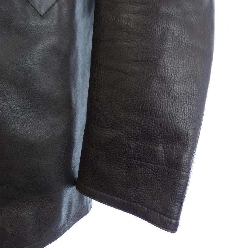 Áo khoác da Kentner Leather Pea Coat - Hàng hiệu Authentic 888699