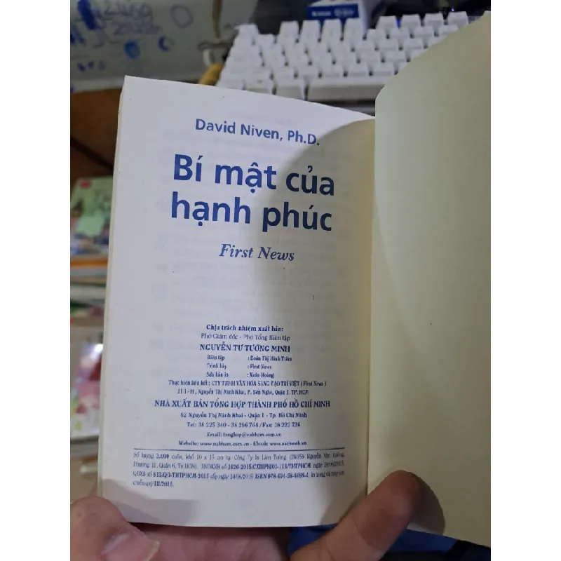Bí mật của hạnh phúc - David Niven - Ph. D VĂN HỌC HCM1008 577390