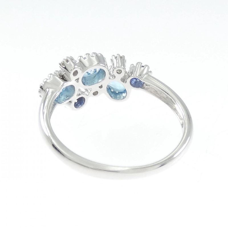 Nhẫn đá màu K10WG 666475