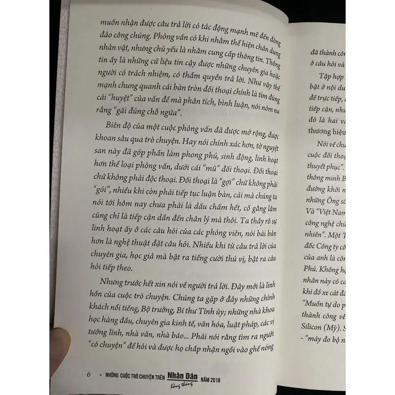 Đối thoại trong năm 2018 một ấn phẩm đặc biệt do Báo Nhân Dân  1026508