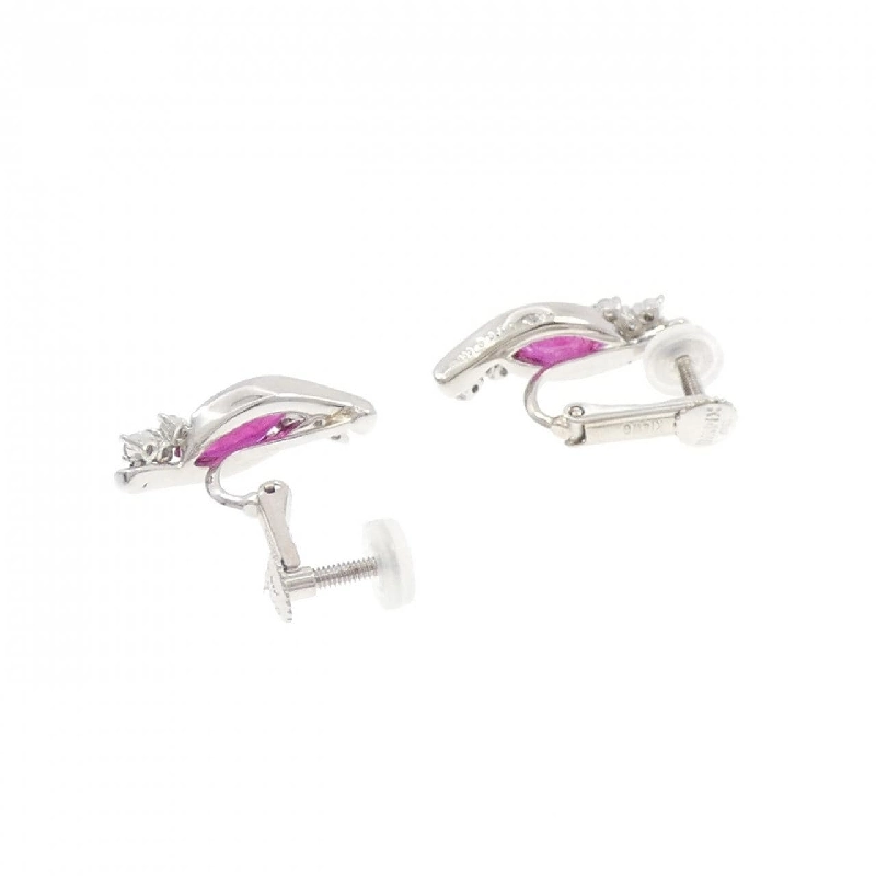 PT900/K14WG Bông tai Ruby 1.41CT - Hàng hiệu Chính hãng 869865