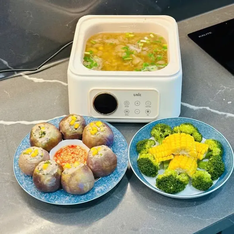 🍲 UNIE UE668 – Nồi lẩu hấp dung tích lớn 10L cho cả gia đình 735106