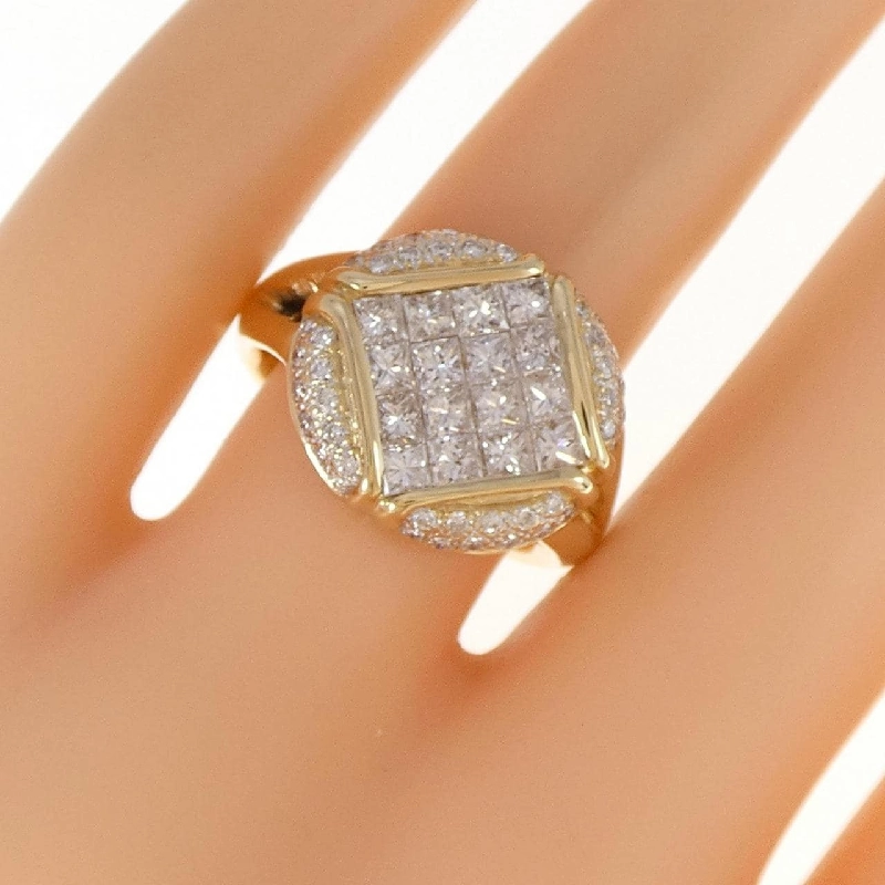 Nhẫn kim cương K18YG 1.25CT 671684