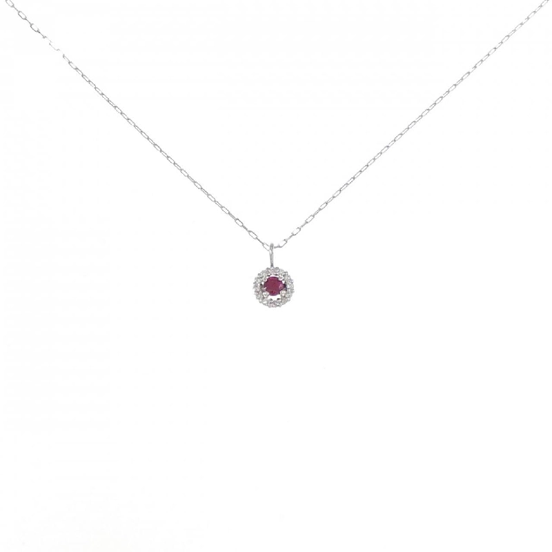 Dây chuyền ruby PT900 0.04CT - Hàng hiệu Authentic 861503