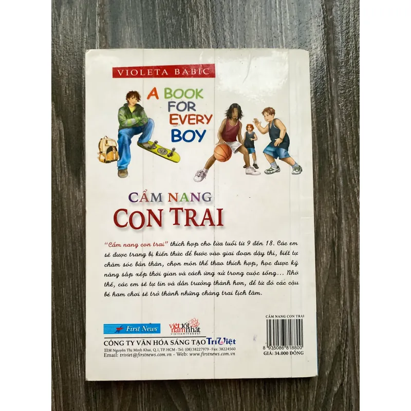 CẨM NANG CHO CON TRAI**A BOOK FOR EVERY BOY** TẶNG QUÀ TUỲ CHỌN** FREESHIP 592808